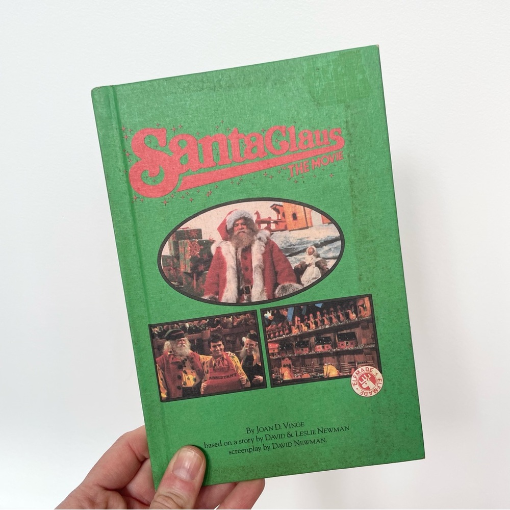 Vintage 1985 Santa Claus The Movie Book - AS IS